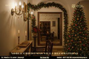 Decoratiuni de Craciun în stil interbelic: Eko Group Vila dezvăluie eleganța unei epoci de altădată